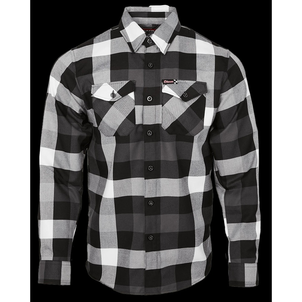 DIXXON FLANNEL "THE FINISH LINE" Flannel New Black White Size 5XL